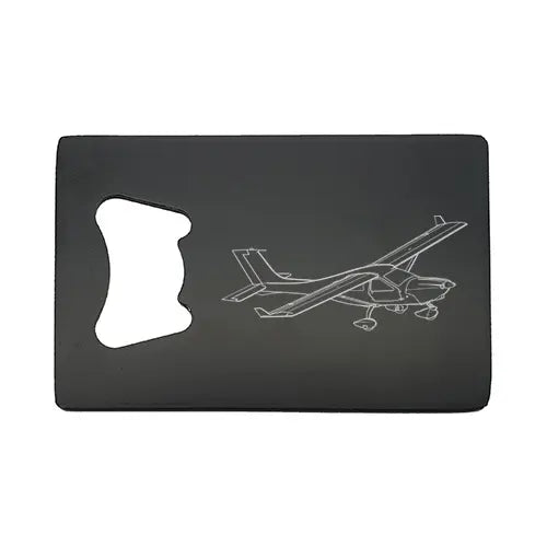 jabiru j230 bottle opener digital engraving mockup / engraving preview