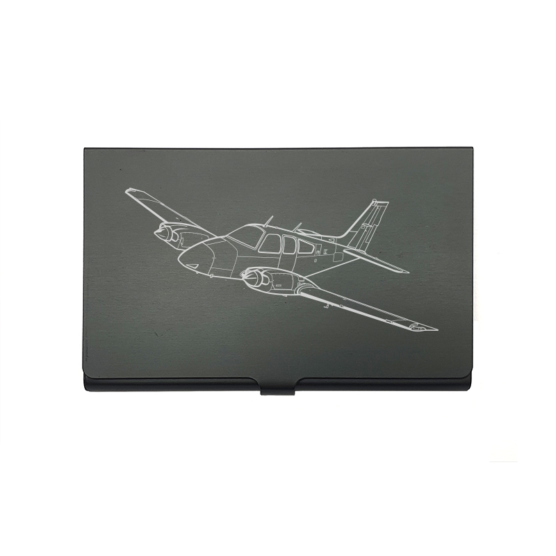 Beechcraft Baron aircraft Bottle opener – digital engraving mockup / engraving preview