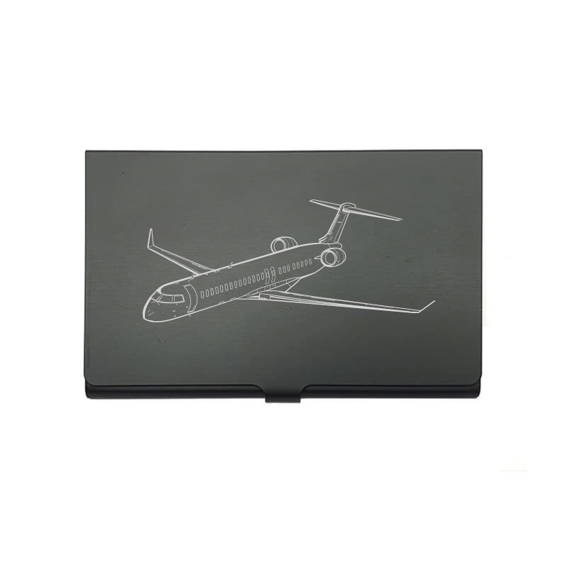 Bombardier CRJ 700 aircraft Bottle opener – digital engraving mockup / engraving preview