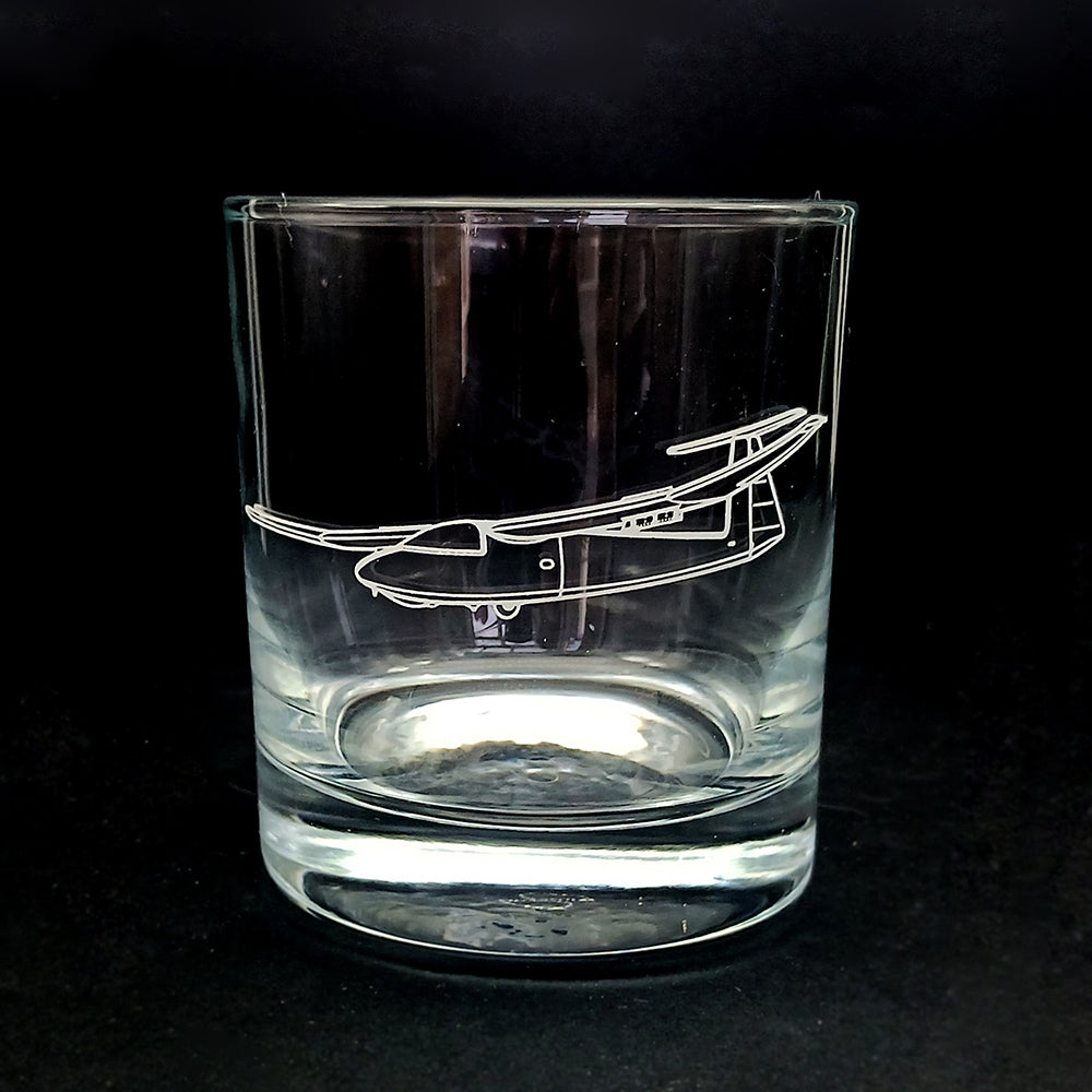 Pirat Glider engraved on classic Glass Tumbler