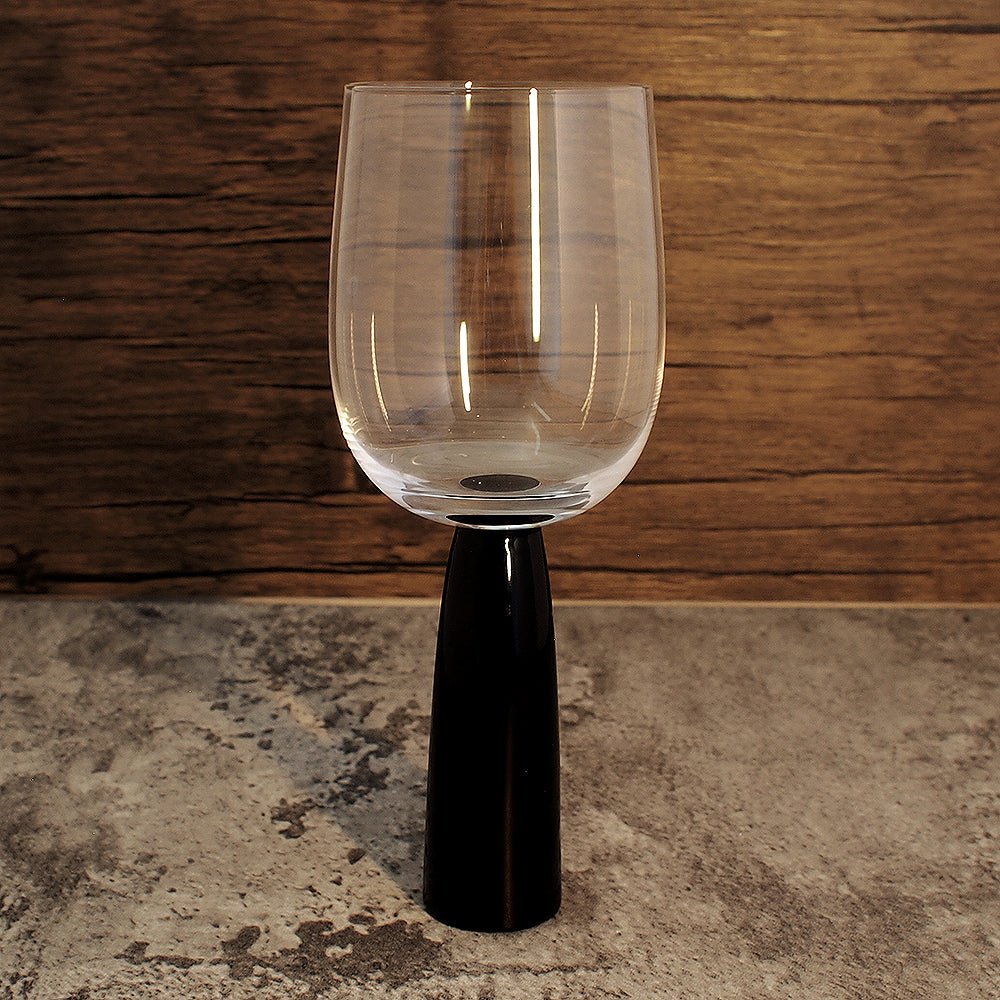 Personalised Long Stem Anton Oslo Wine Glass - 300ml - Black or Frosted | Giftware Engraved