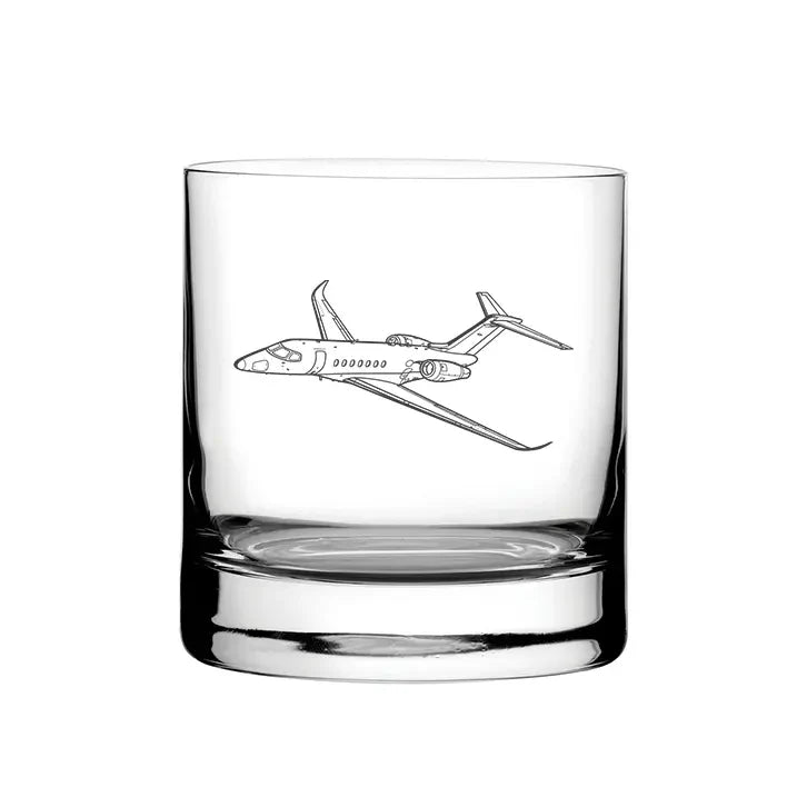 Cessna 560 Business Jet Aircraft glass tumbler – digital engraving mockup / engraving preview