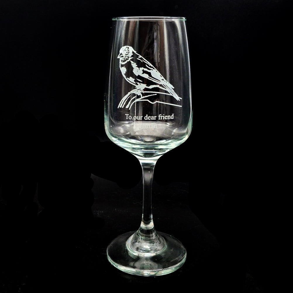 Animal Wildlife Nature Themed Wine Glass Selection - Giftware Engraved