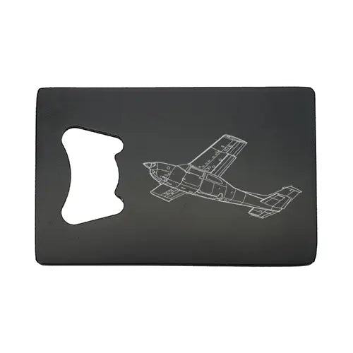Cessna Centurion 210 aircraft Bottle opener – digital engraving mockup / engraving