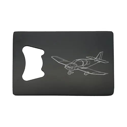 robin DR400 aircraft bottle opener – digital engraving mockup / engraving