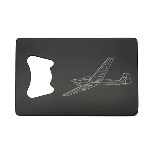 falke motorglider bottle opener bottle opener – digital engraving mockup / engraving