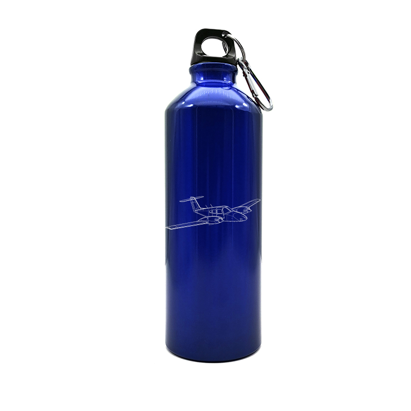 pa44 seminole aircraft bottle digital engraving mockup / engraving preview