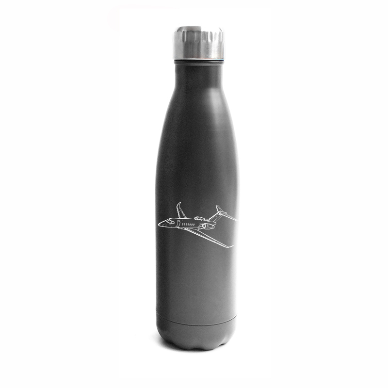 cessna 560 aircraft bottle digital engraving mockup / engraving preview