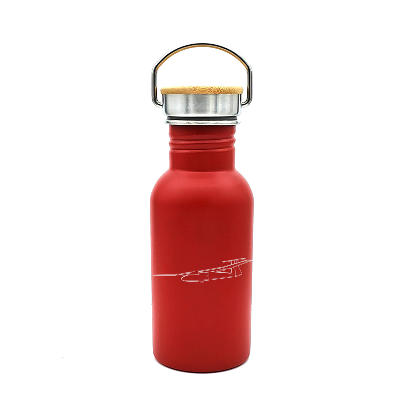 pirat glider bottle digital engraving mockup / engraving preview