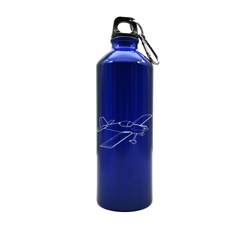 rv vans 6 aircraft bottle digital engraving mockup / engraving preview