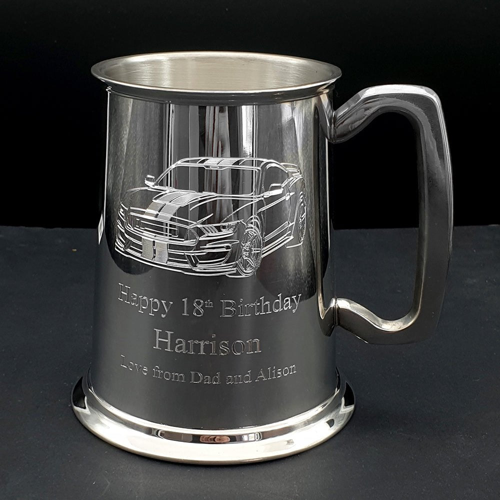Car Truck Vehicle Themed Pewterware Selection | Giftware Engraved