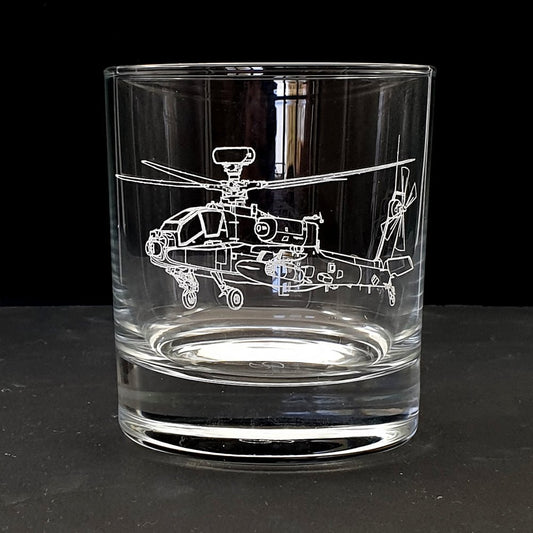 Glider Aircraft Helicopter Aviation Themed Tumbler Glass Selection | Giftware Engraved