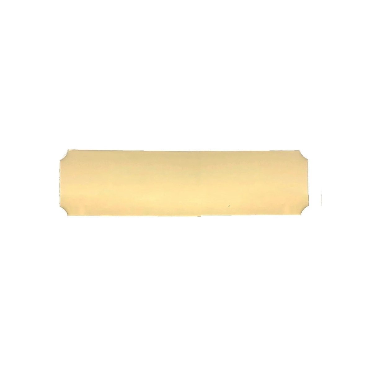 Engraved Aluminium Trophy Gift Plaque – 70 x 20mm (Gold Only) - Giftware Engraved