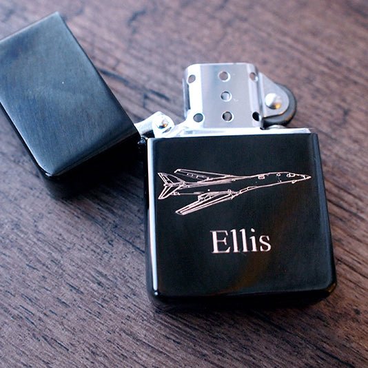 Glider Aircraft Helicopter Aviation Themed Cigarette Lighter Selection - Giftware Engraved
