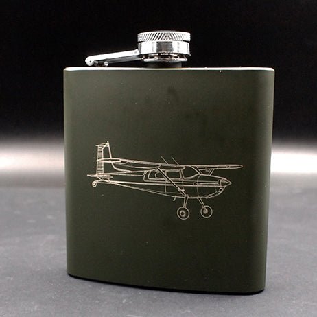 Glider Aircraft Helicopter Aviation Themed Hip Flask Selection - Giftware Engraved