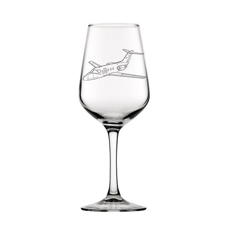 beejet hawker 400 aircraft wine glass digital engraving mockup / engraving preview