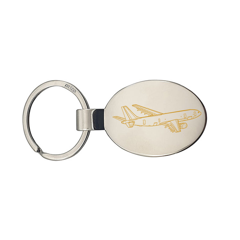 a300 cargo aircraft keyring digital engraving mockup / engraving preview