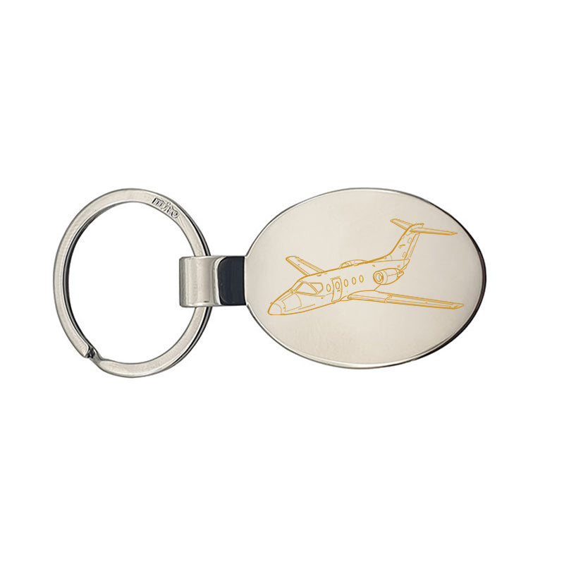 hawker beechjet 400 aircraft keyring digital engraving mockup / engraving preview