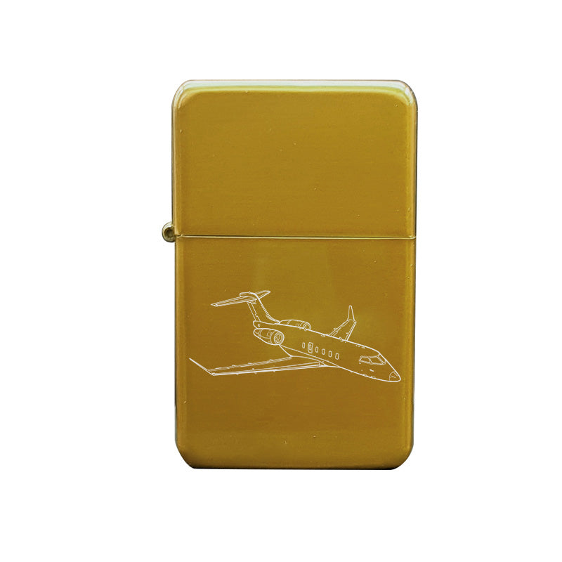 bombardier challenger 350 aircraft cigarette lighter digital engraving mockup / engraving preview