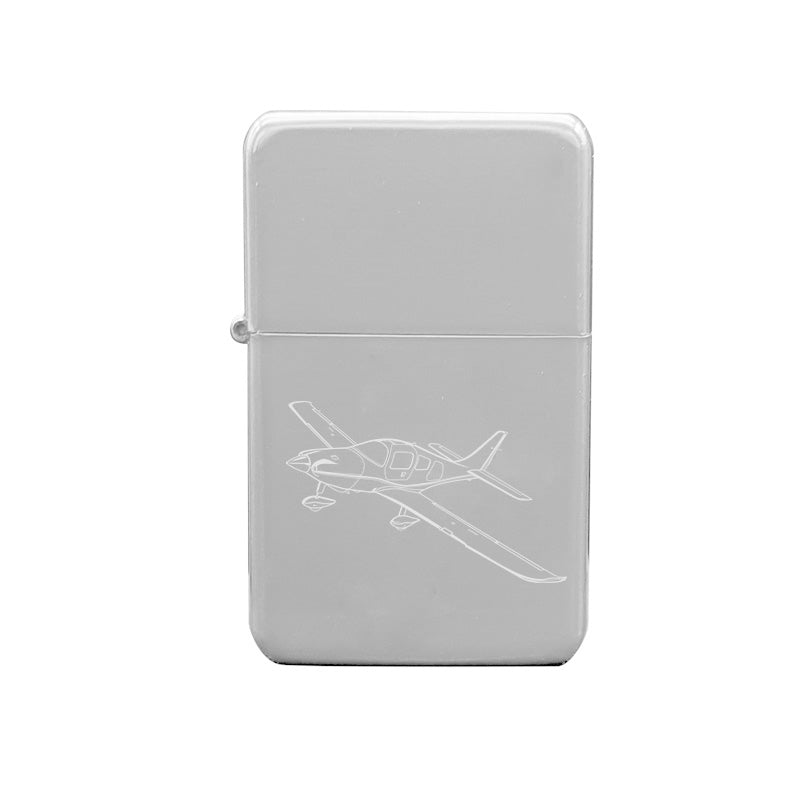 cessna columbia 350 aircraft cigarette lighter digital engraving mockup / engraving preview