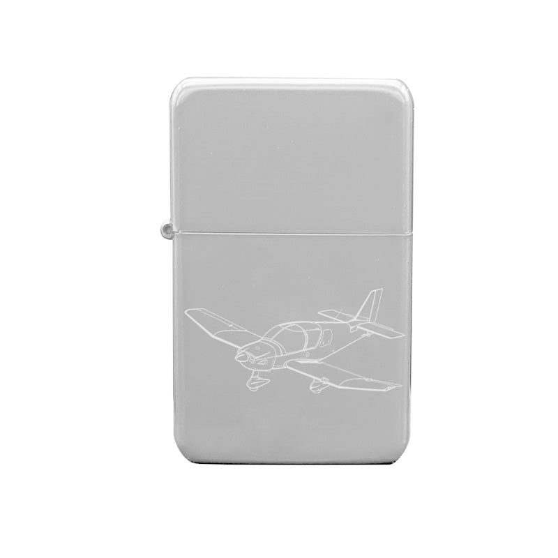robin dr400 aircraft cigarette lighter digital engraving mockup / engraving preview