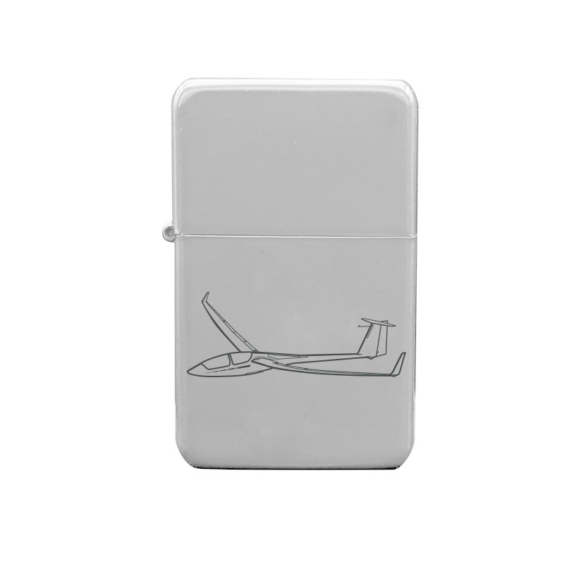ash25 glider ciggarette lighter digital engraving mockup / engraving preview
