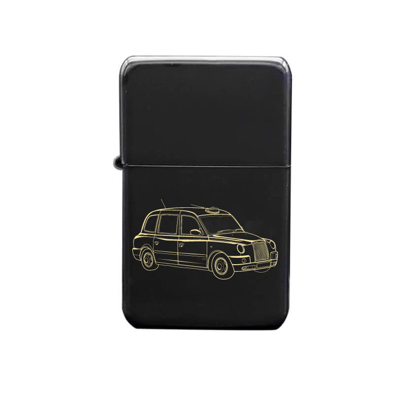 london taxi car cigarette lighter digital engraving mockup / engraving preview