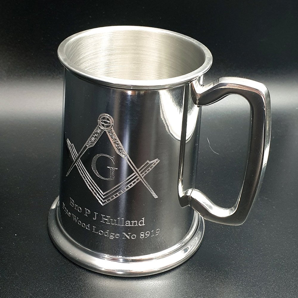 Masonic Symbols and Mystery Mix Pewterware Selection - Giftware Engraved