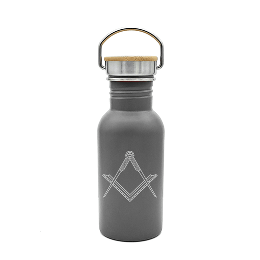 Masonic Symbols and Mystery Mix Themed Travel Bottle, Cup and Mug Selection | Giftware Engraved