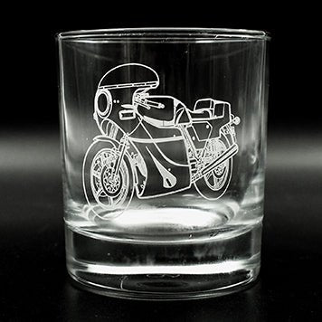 Motorcycle Scooter Moped Biker Themed Tumbler Glass Selection | Giftware Engraved