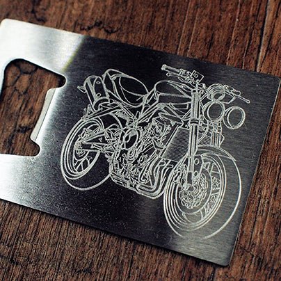 Motorcycle Scooter Moped Themed Bottle Opener Selection - Giftware Engraved