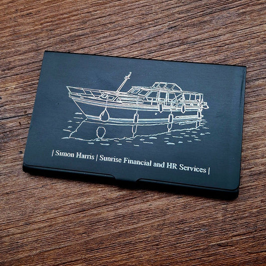 Nautical Themed Business Card Holder and Wallet Selection | Giftware Engraved