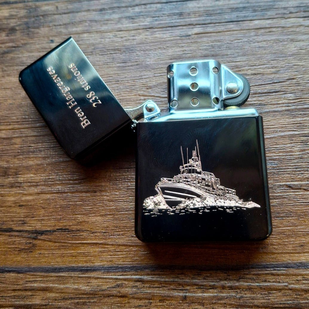 Nautical Themed Cigarette Lighter Selection | Giftware Engraved
