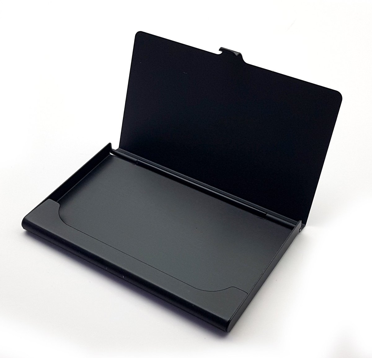 Personalised Black Aluminium Card Holder | Giftware Engraved