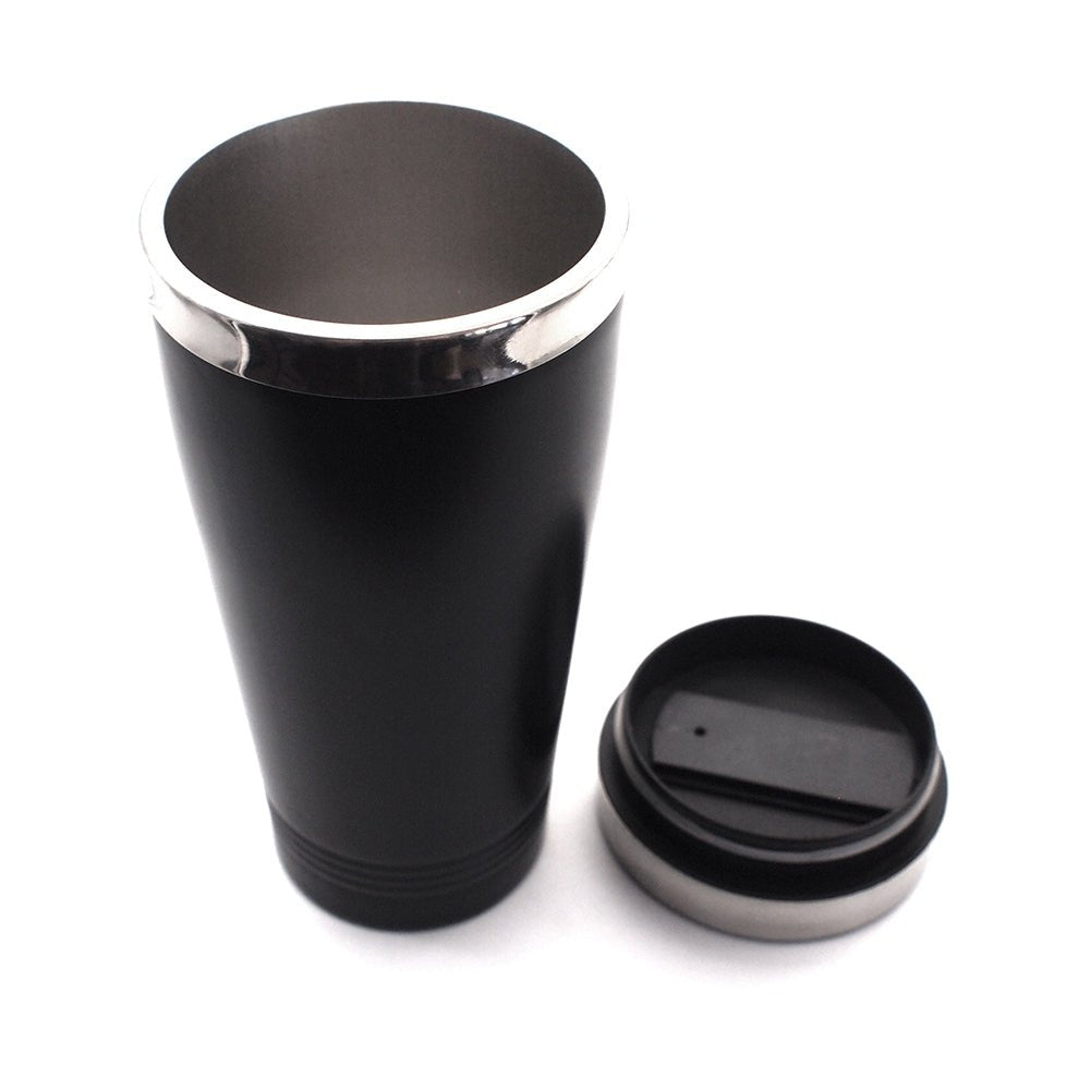Personalised Black Thermal Travel Cup - 450ml | Giftware Engraved