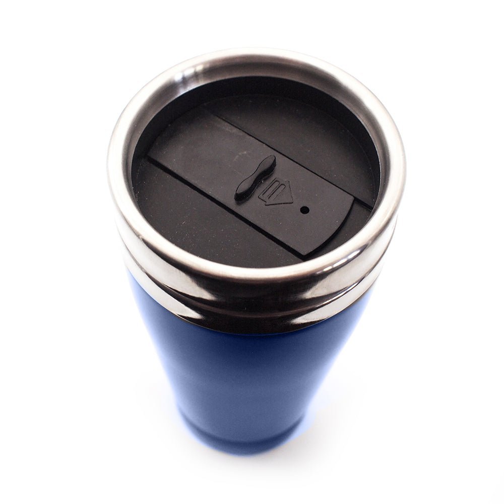 Personalised Blue Thermal Travel Cup - 450ml | Giftware Engraved