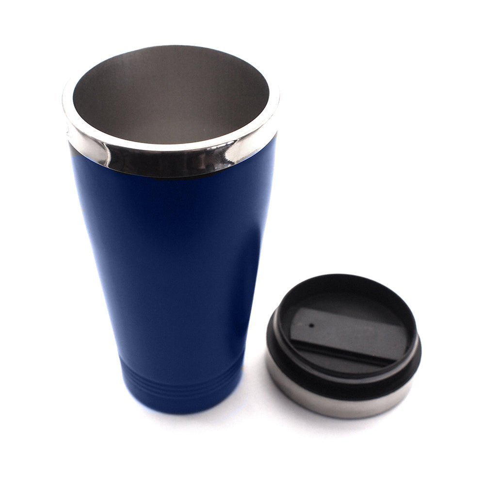 Personalised Blue Thermal Travel Cup - 450ml | Giftware Engraved