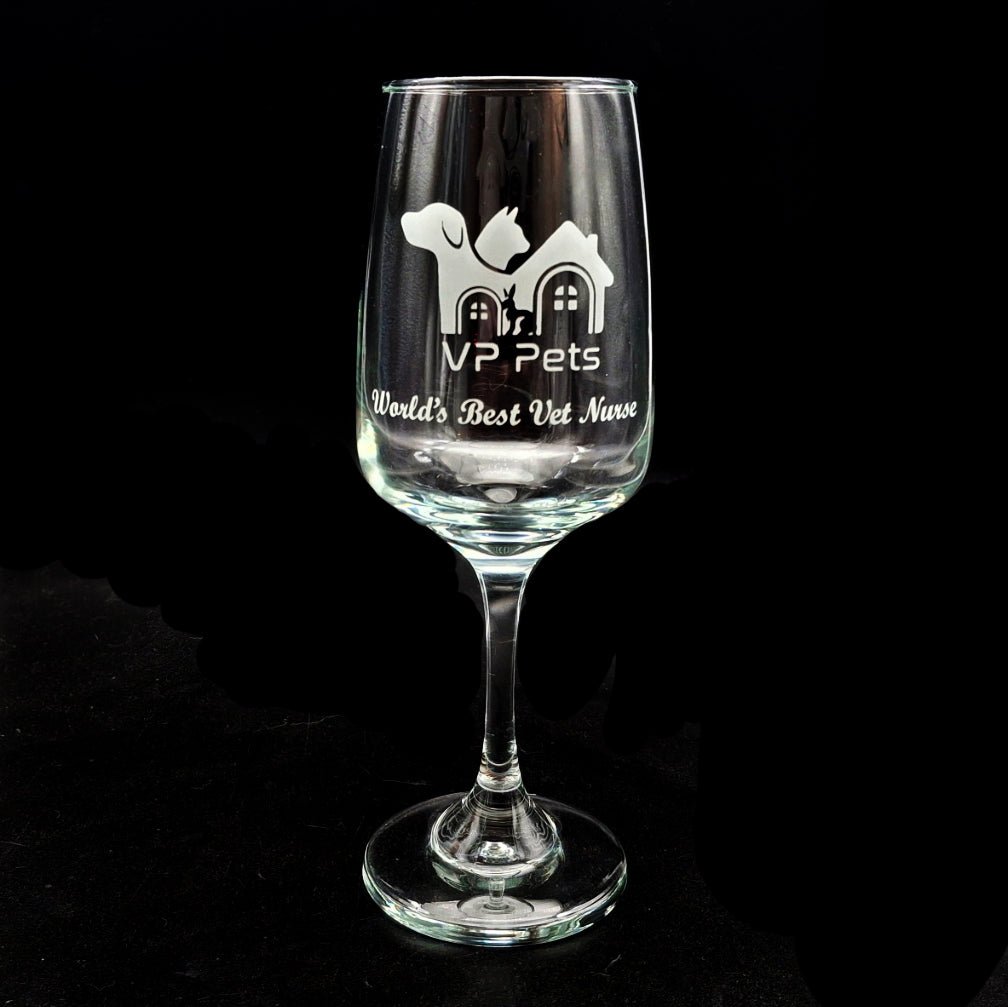 Personalised Everyday Wine Glass - 370ml - Giftware Engraved