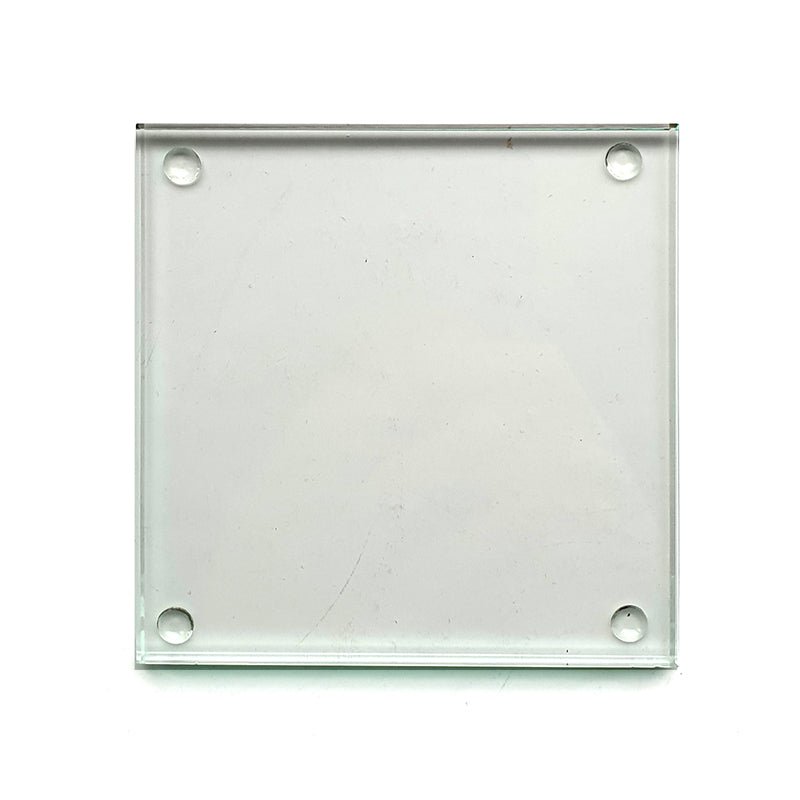 Personalised Square Glass Drinks Coaster - 100 x 100mm | Giftware Engraved