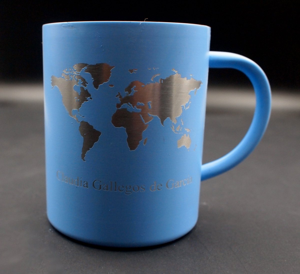 Personalised Steel Camping Mug - 400ml - Choose Colour | Giftware Engraved