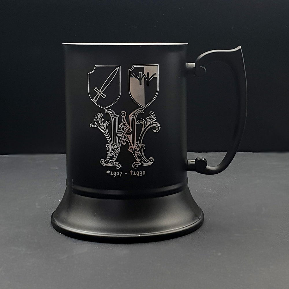 Personalised Steel Georgian Handle Tankard - Colour Options - Giftware Engraved