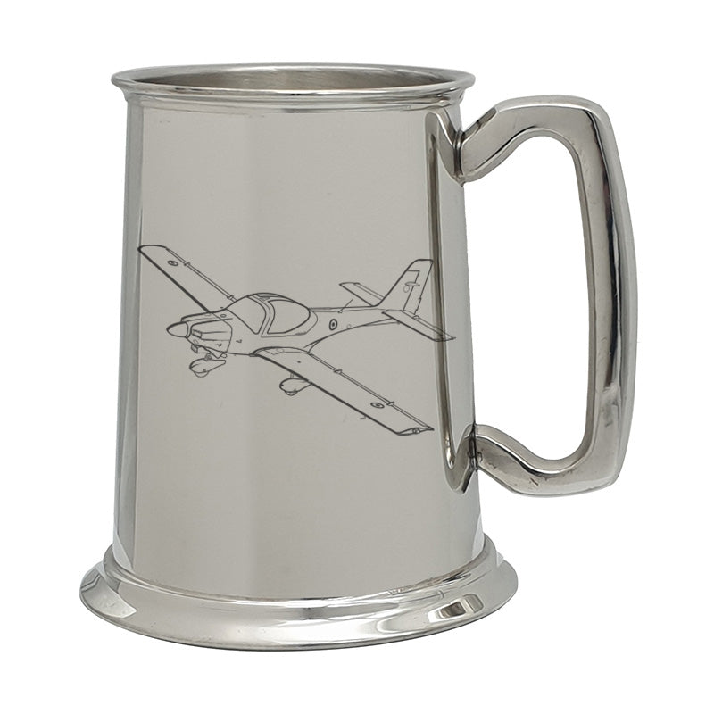 grob tutor t1 aircraft pewter selection digital engraving mockup / engraving preview