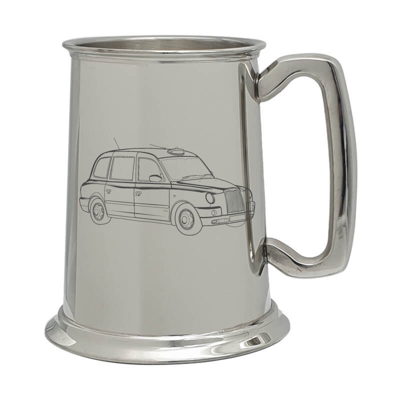 london taxi car pewter selection digital engraving mockup / engraving preview