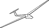 Our Artwork image of a ASK 21 Glider