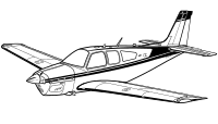 Our Artwork image of a Beechcraft Bonanza Aircraft