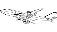Our Artwork image of a Boeing 747 Aircraft