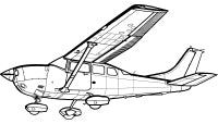 Our Artwork image of a Cessna 206 Aircraft