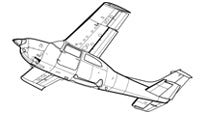 Our Artwork image of a Cessna 210 Centurion Aircraft