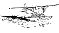 Our Artwork image of a Cessna Seaplane Aircraft