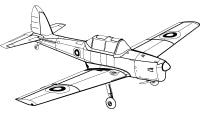 Our Artwork image of a de Havilland Chipmunk Aircraft